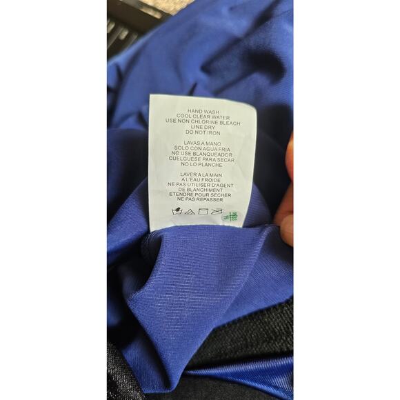 MAGICSUIT Navy Blue Parker Underwire Tummy Control Convertible Swim Dress Sz 12 - Picture 13 of 16